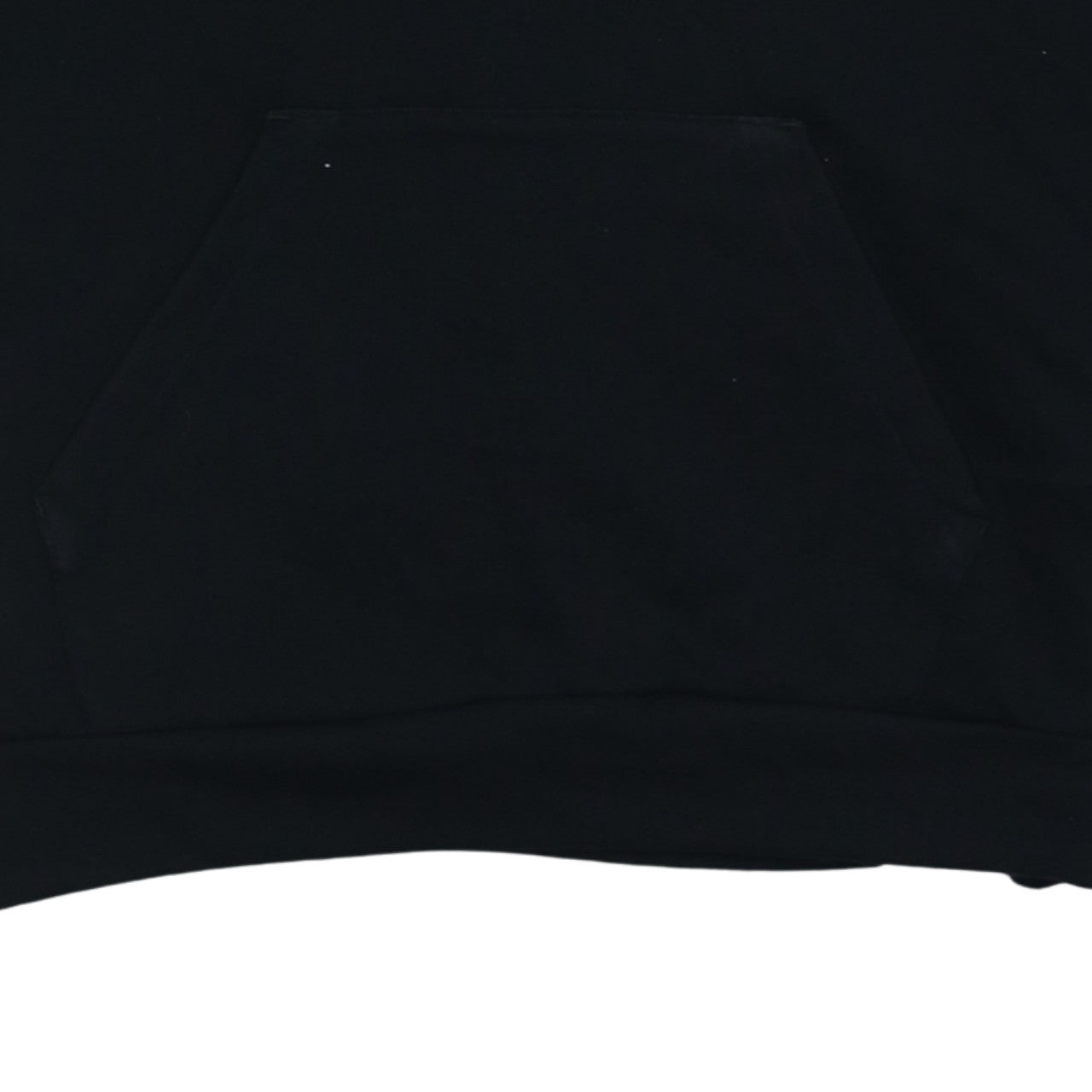 Adidas Womens Black Pullover Hoodie Size 12-14 Logo Print Cotton Blend