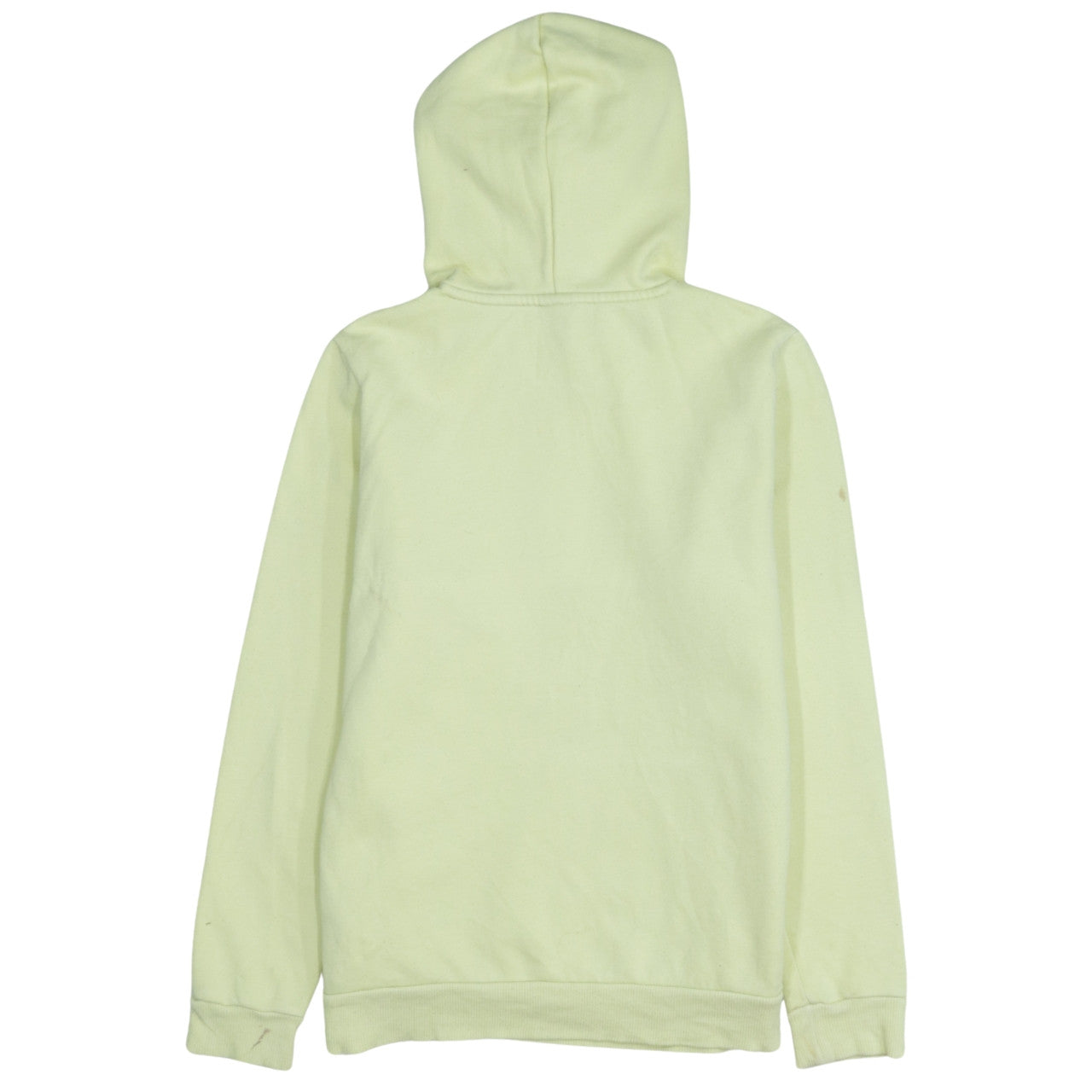 Puma Men's Yellow Pullover Hoodie M Logo Fleece Sweatshirt