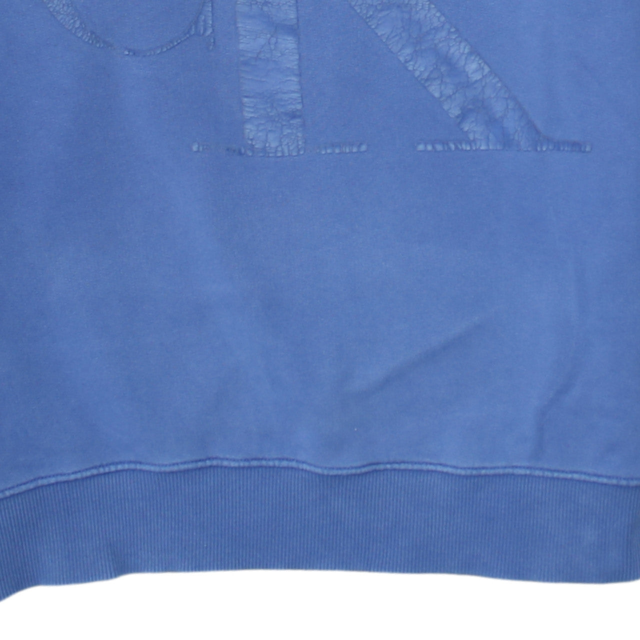 Calvin Klein Jeans Men's Blue Logo Pullover Sweatshirt L