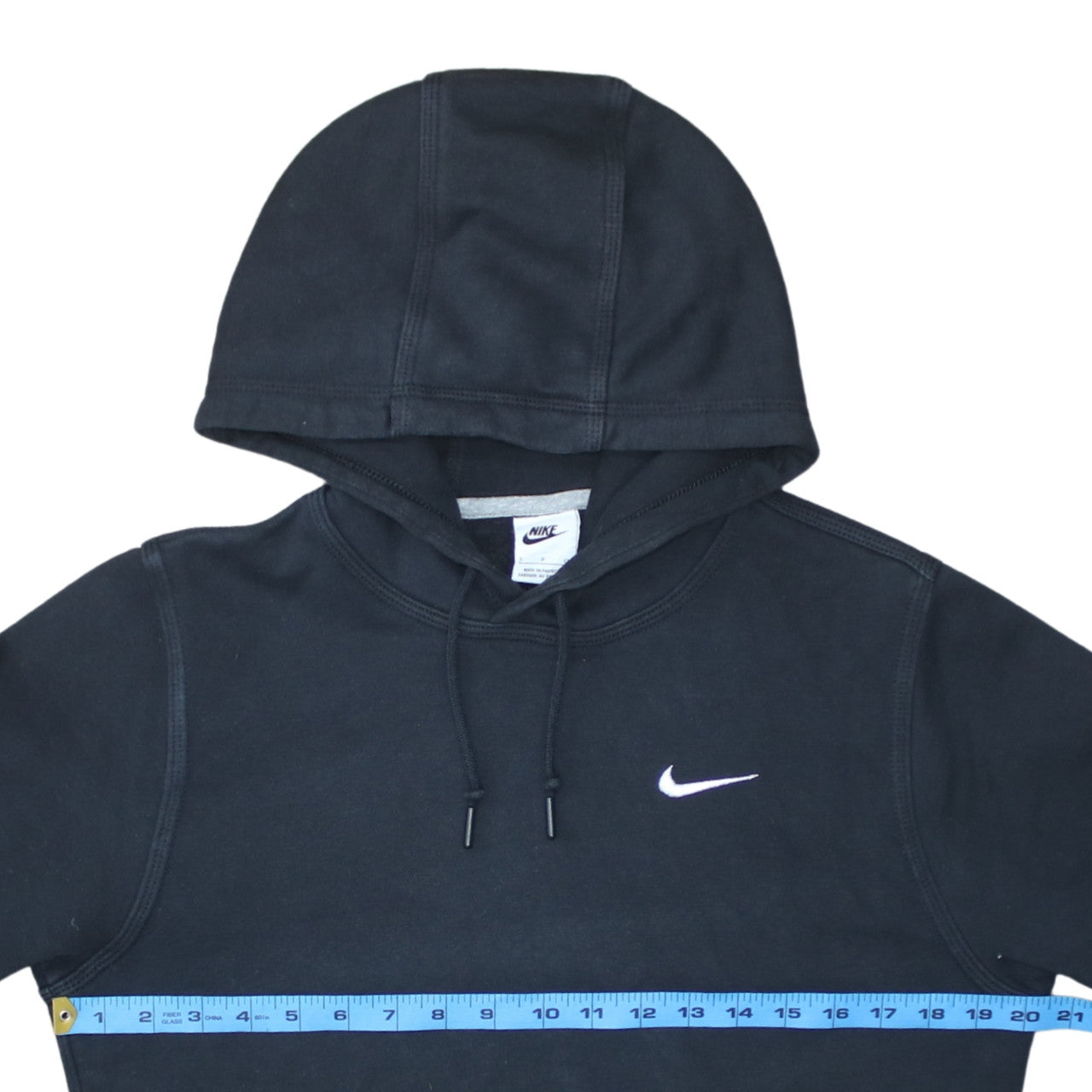 Nike Men's Black Small Pullover Hoodie Fleece Embroidered Logo