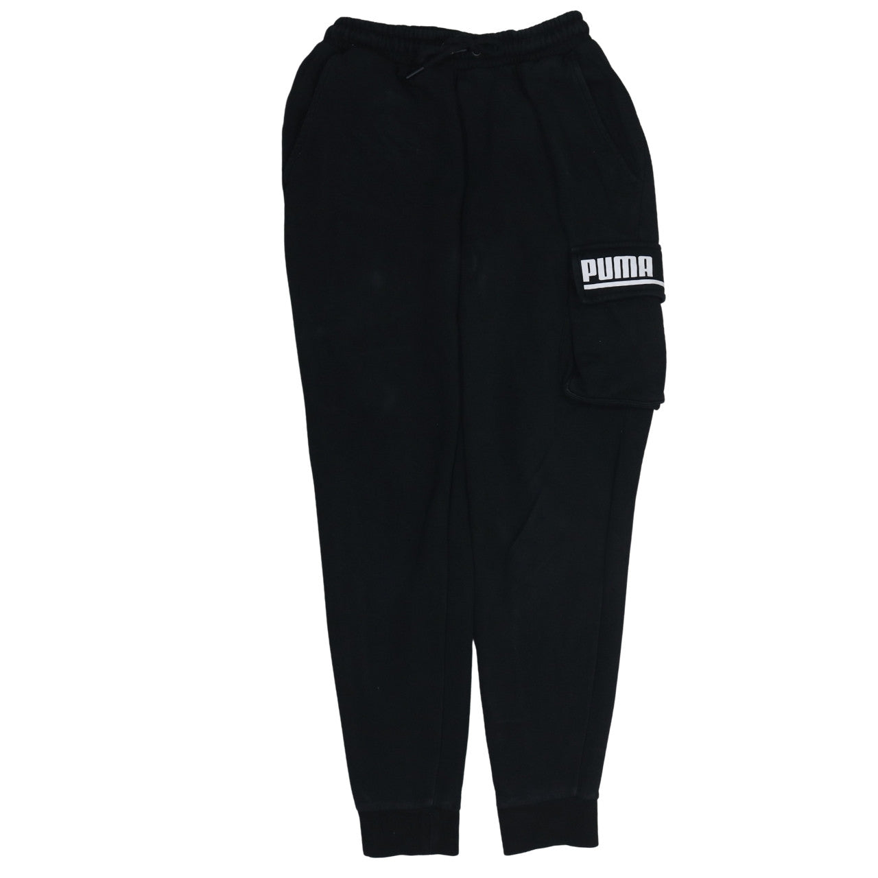 Puma Men's Black Regular Fit Jogger Fleece Sweatpants S
