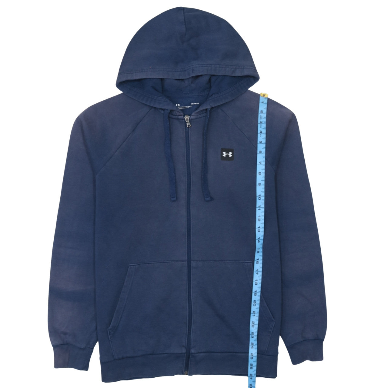 Under Armour Men’s Blue Full Zip Hoodie Size L Relaxed Fit