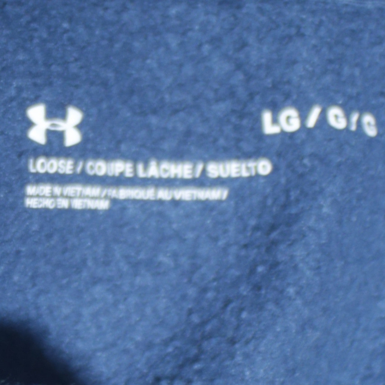 Under Armour Men’s Blue Full Zip Hoodie Size L Relaxed Fit