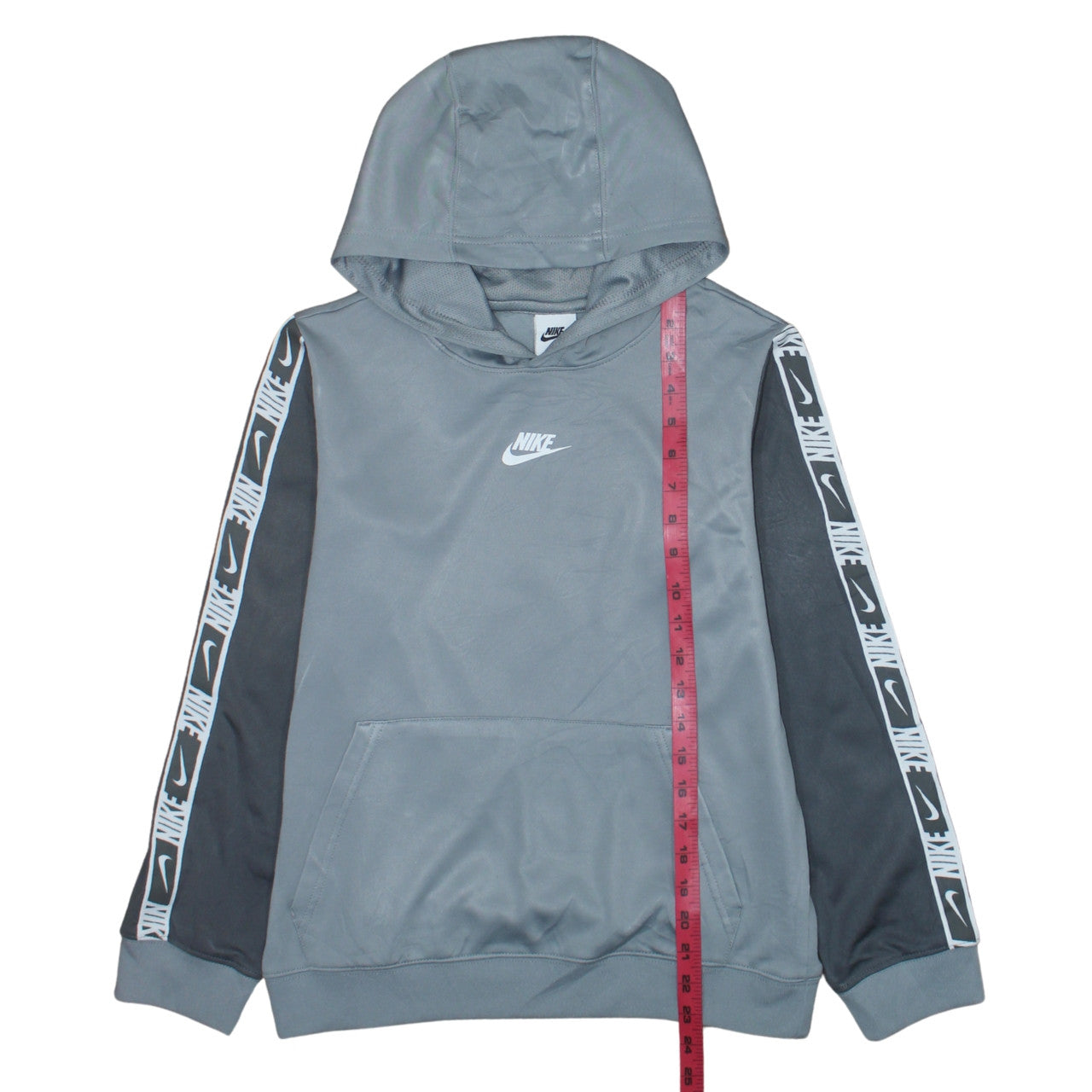 Nike Boys Grey Dri-FIT Pullover Hoodie L 147-158cm Sportswear