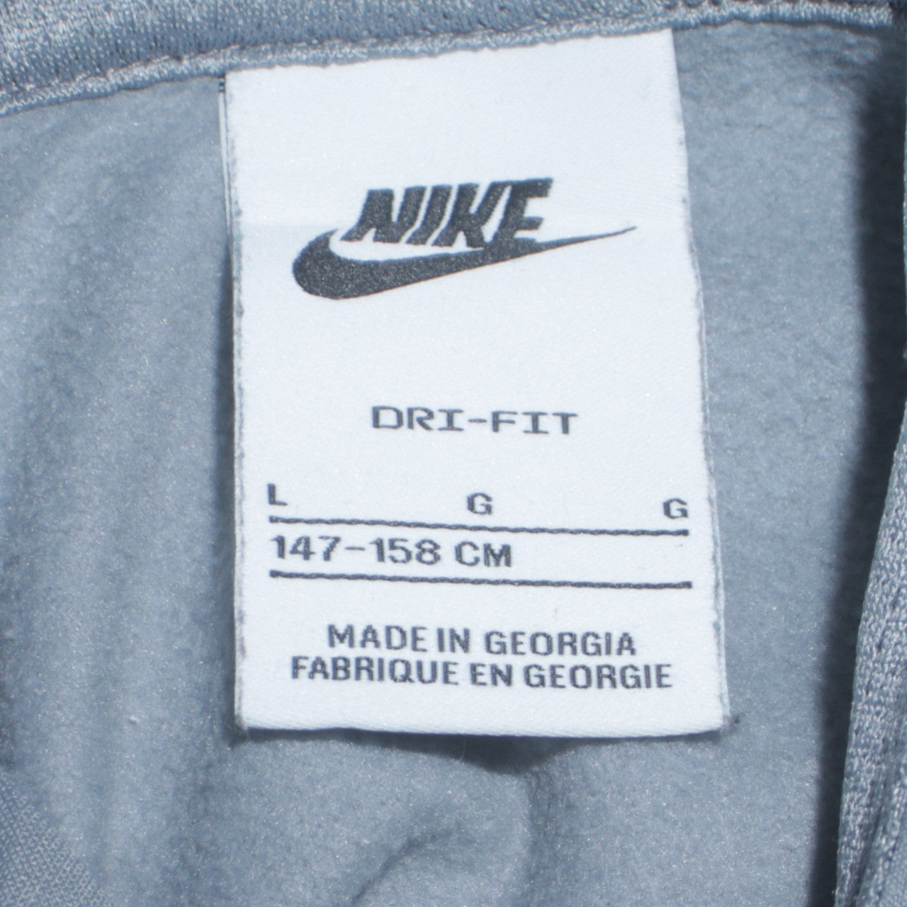 Nike Boys Grey Dri-FIT Pullover Hoodie L 147-158cm Sportswear