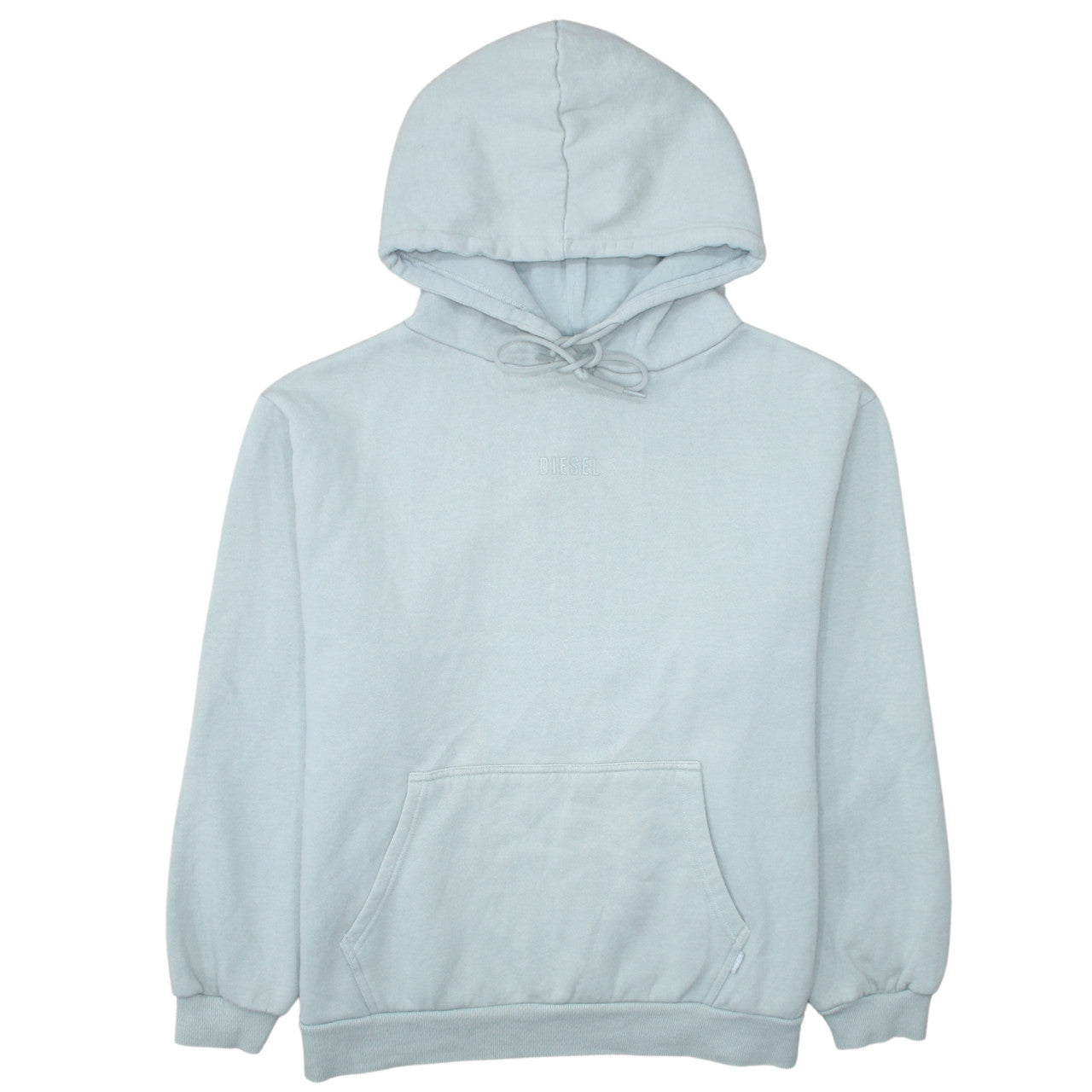 Diesel Men's Blue Pullover Hoodie Size M Regular Fit Fleece