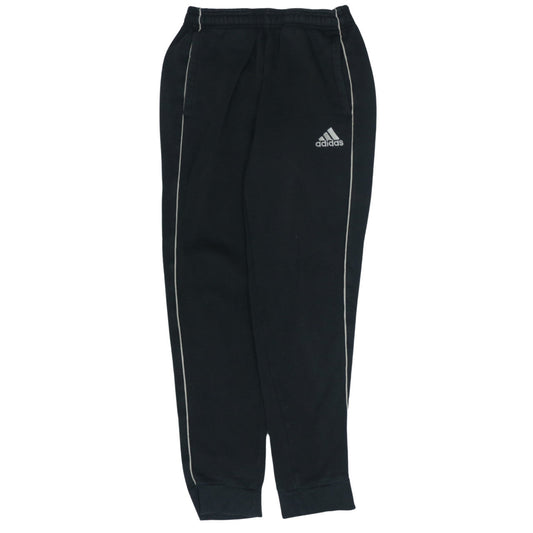 Adidas Men's Black Track Pants S Regular Fit Fleece Activewear