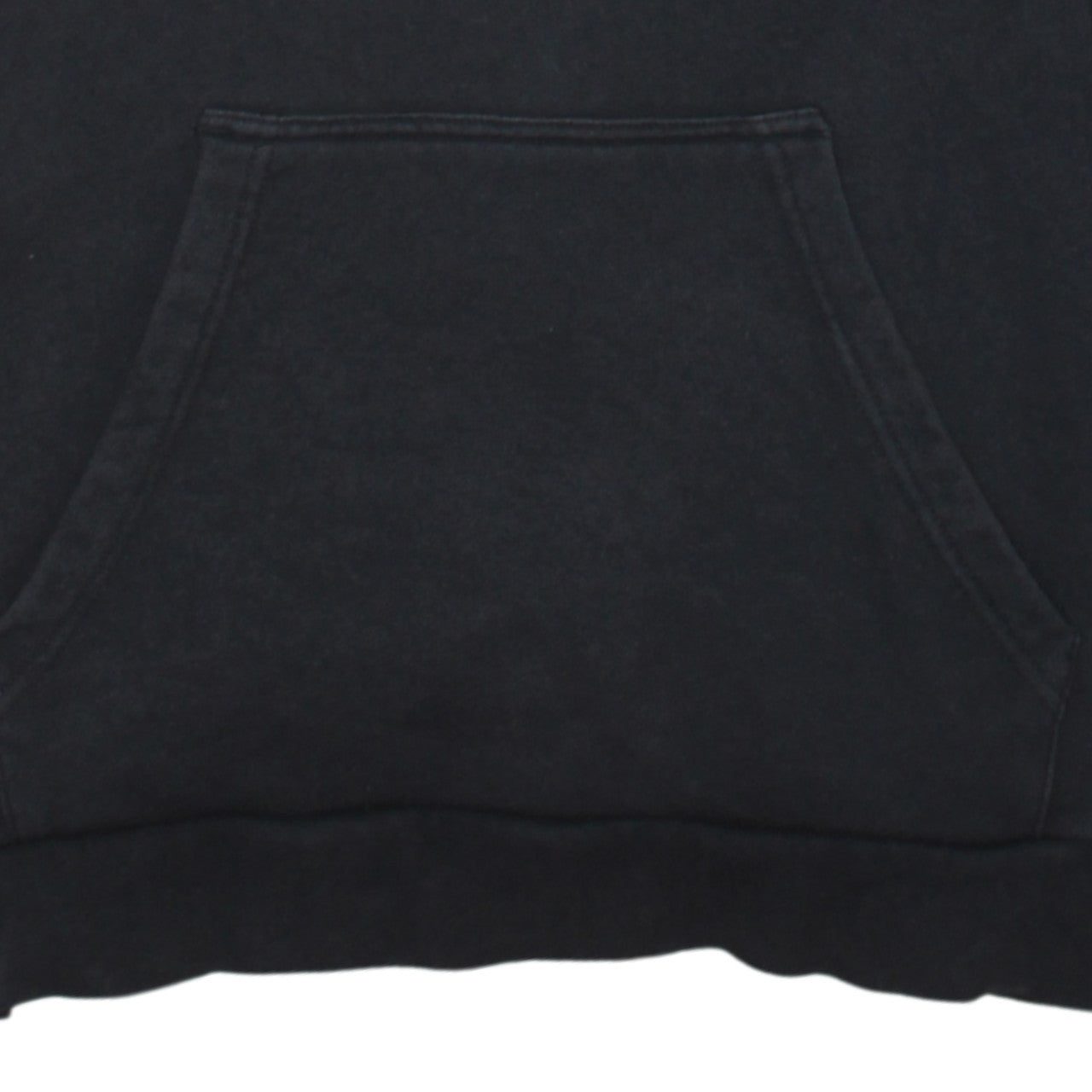 Adidas Mens Black Pullover Hoodie Medium Logo Fleece Sweatshirt