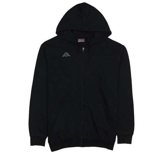 Kappa Men's Black 3XL Full Zip Hoodie Sweatshirt