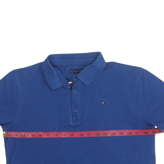 Tommy Hilfiger Boys Blue 176 Polo Shirt Cotton Short Sleeve Classic Fit