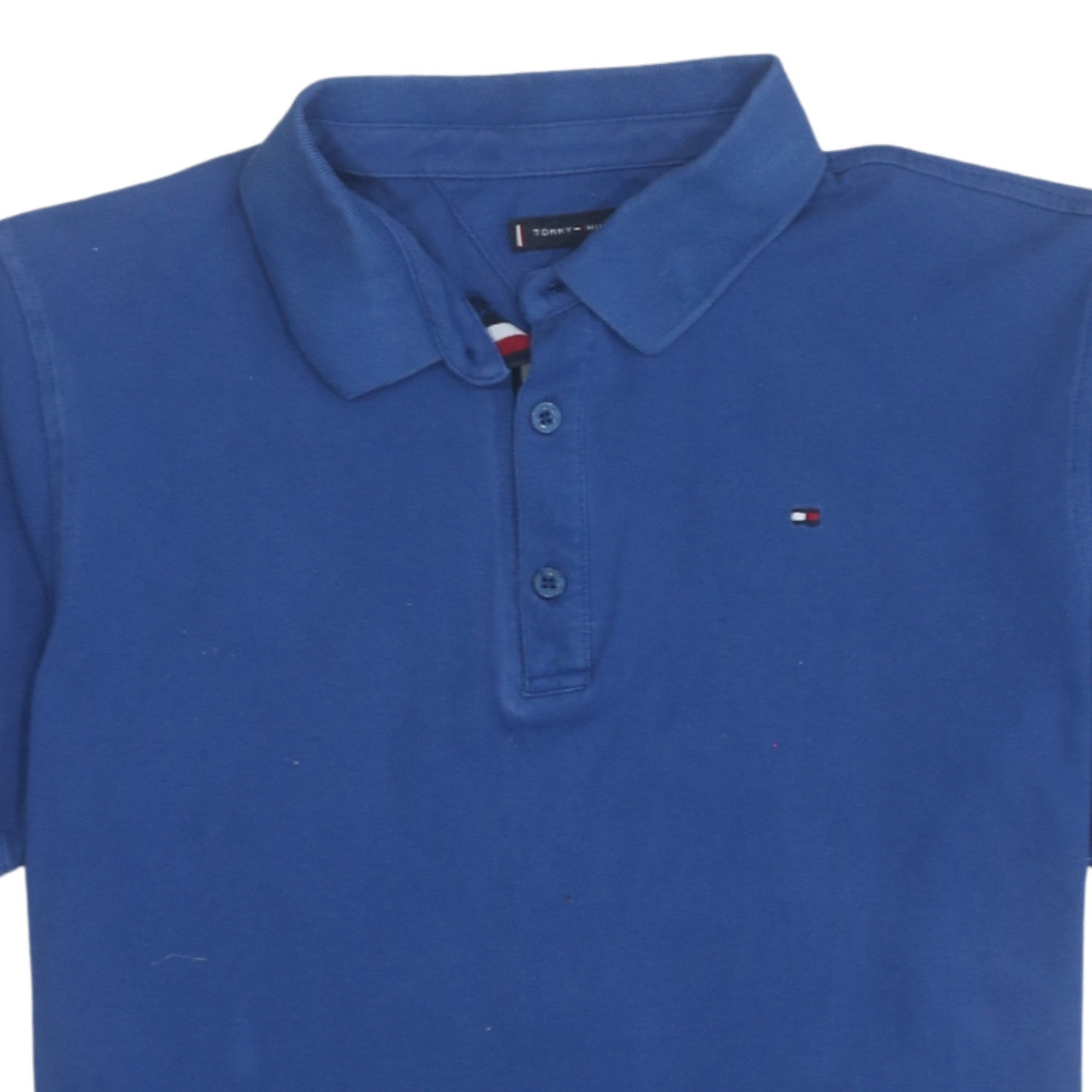 Tommy Hilfiger Boys Blue 176 Polo Shirt Cotton Short Sleeve Classic Fit