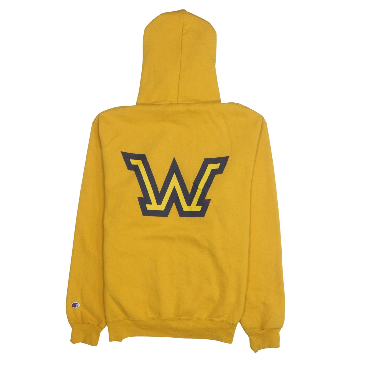 Champion Men's Yellow Pullover Hoodie Wilkes University L