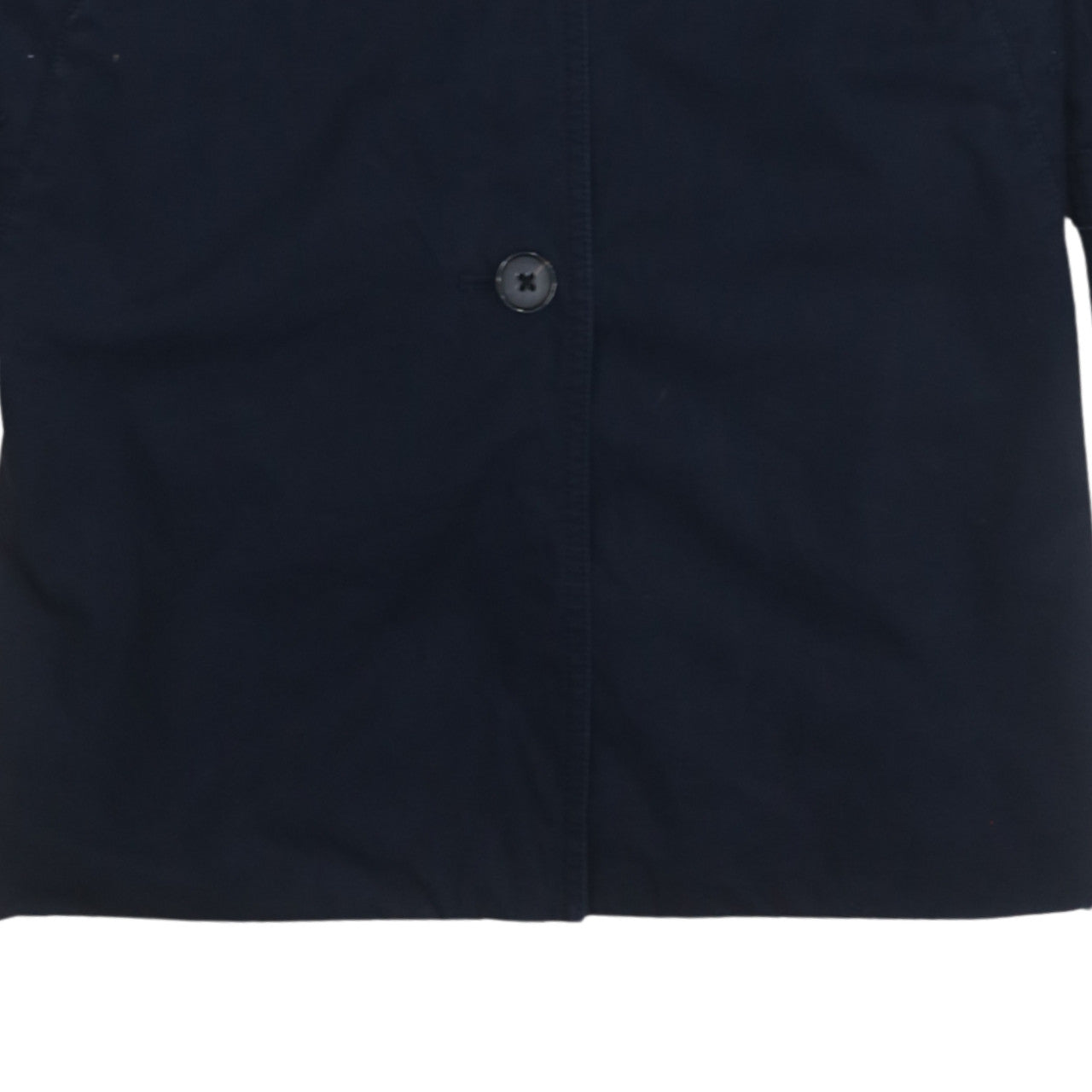 Tommy Hilfiger Womens Blue Long Trench Coat Size M
