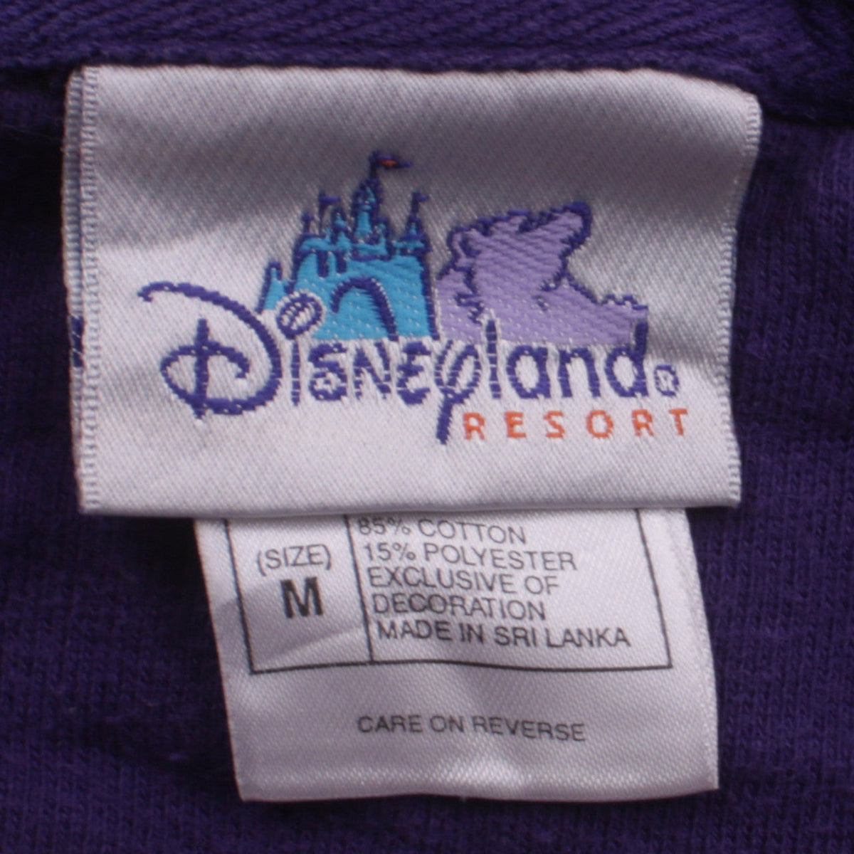 Disneyland Women Purple Minnie Mouse Pullover Sweatshirt Size M