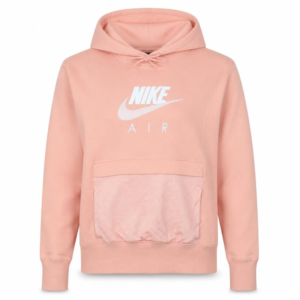Nike Women’s Pink Air Pullover Hoodie Medium Cotton Blend
