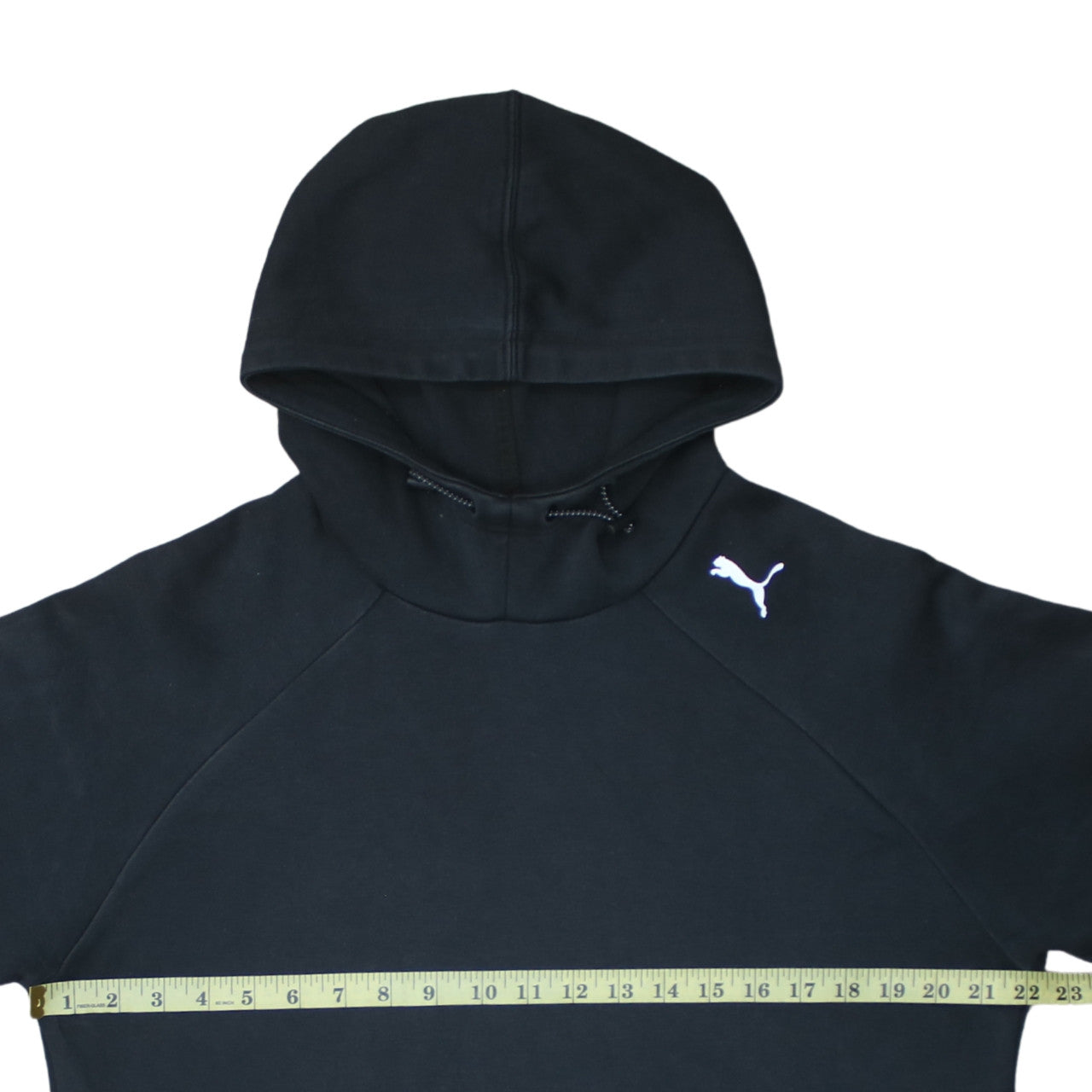 Puma Womens Black XL Relaxed Fit Pullover Hoodie