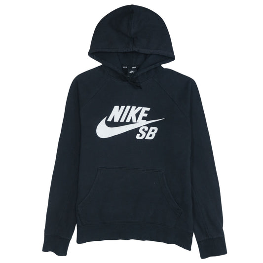 Nike SB Mens Black Pullover Hoodie Size M Graphic Skate Hoodie