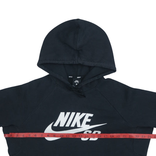 Nike SB Mens Black Pullover Hoodie Size M Graphic Skate Hoodie