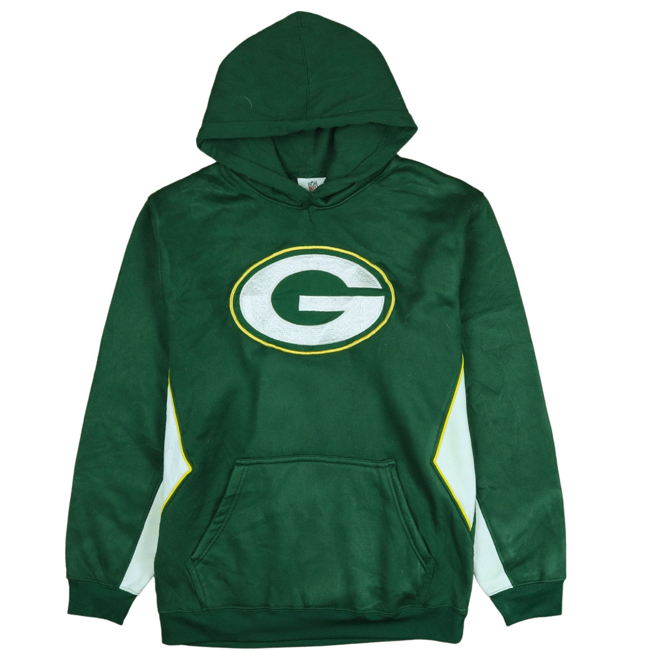 NFL Team Apparel Boys Green Hooded Pullover Sweatshirt Youth XL
