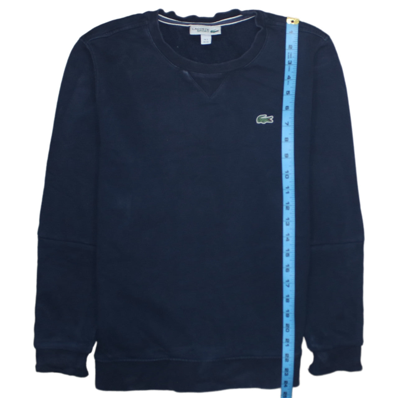 Lacoste Men’s Blue Crew Neck Pullover Sweatshirt XS