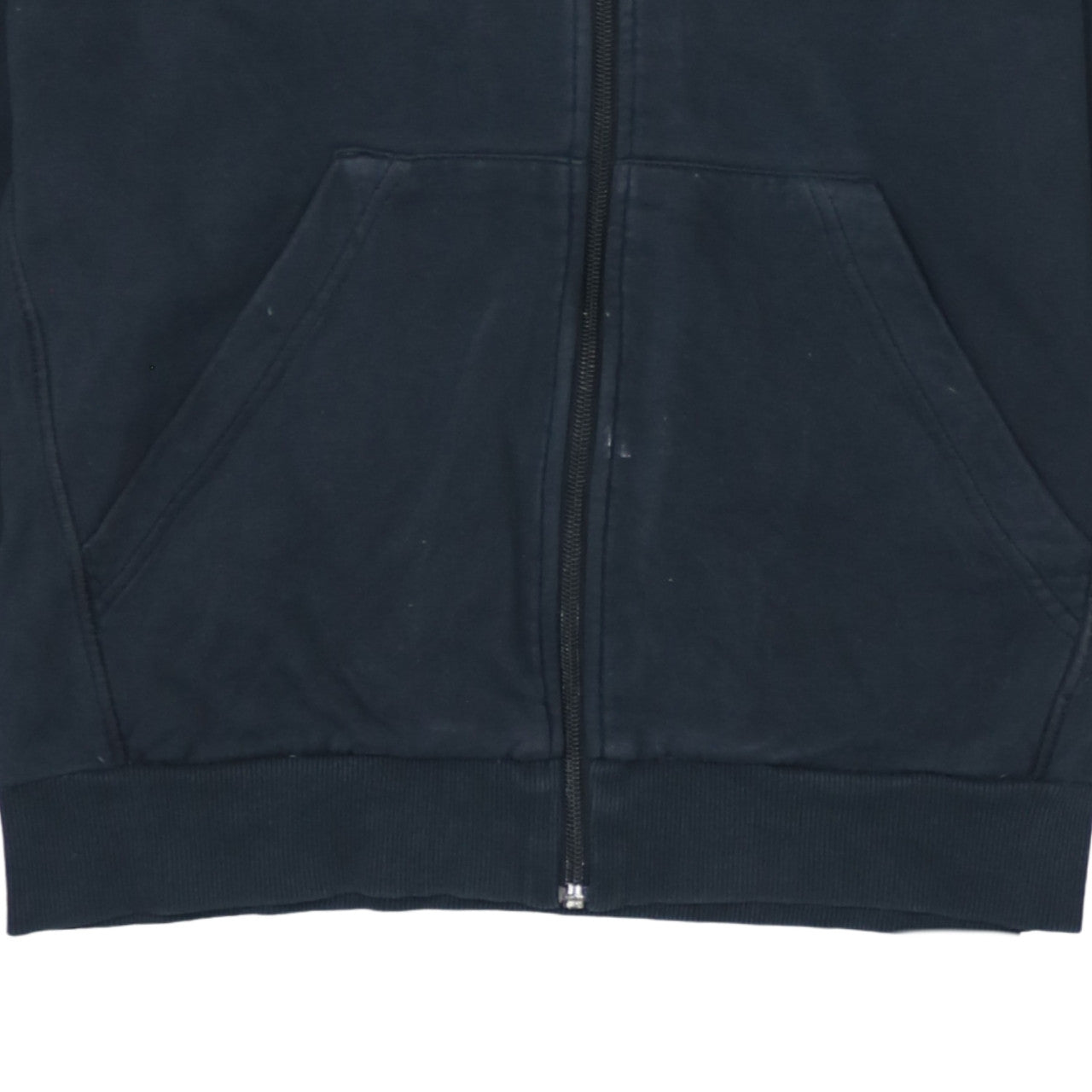 Adidas Boys Black Full Zip Hoodie 15-16 Years Essentials Sportswear