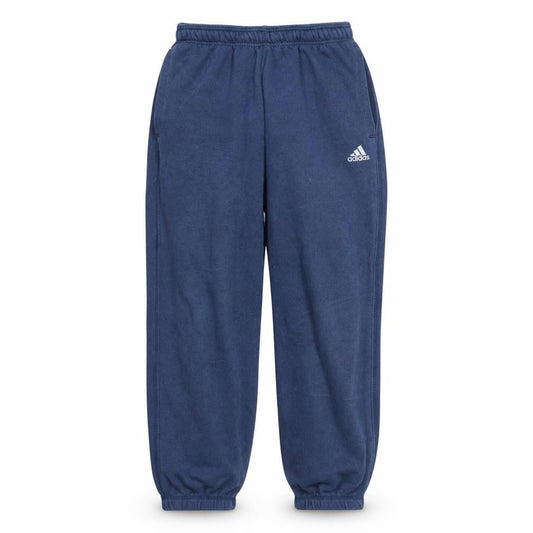Adidas Men Blue Sweatpants Size S Regular Fit Fleece Joggers