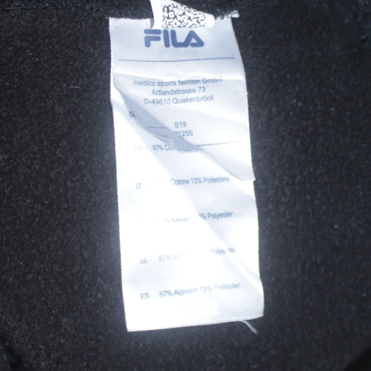 FILA Mens Multicoloured Crew Neck Pullover Sweatshirt L