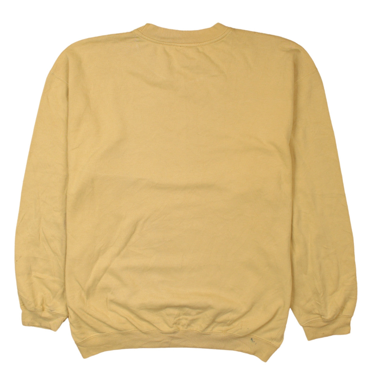 Reebok Men's Yellow Crew Neck Sweatshirt Size S Casual Sportswear