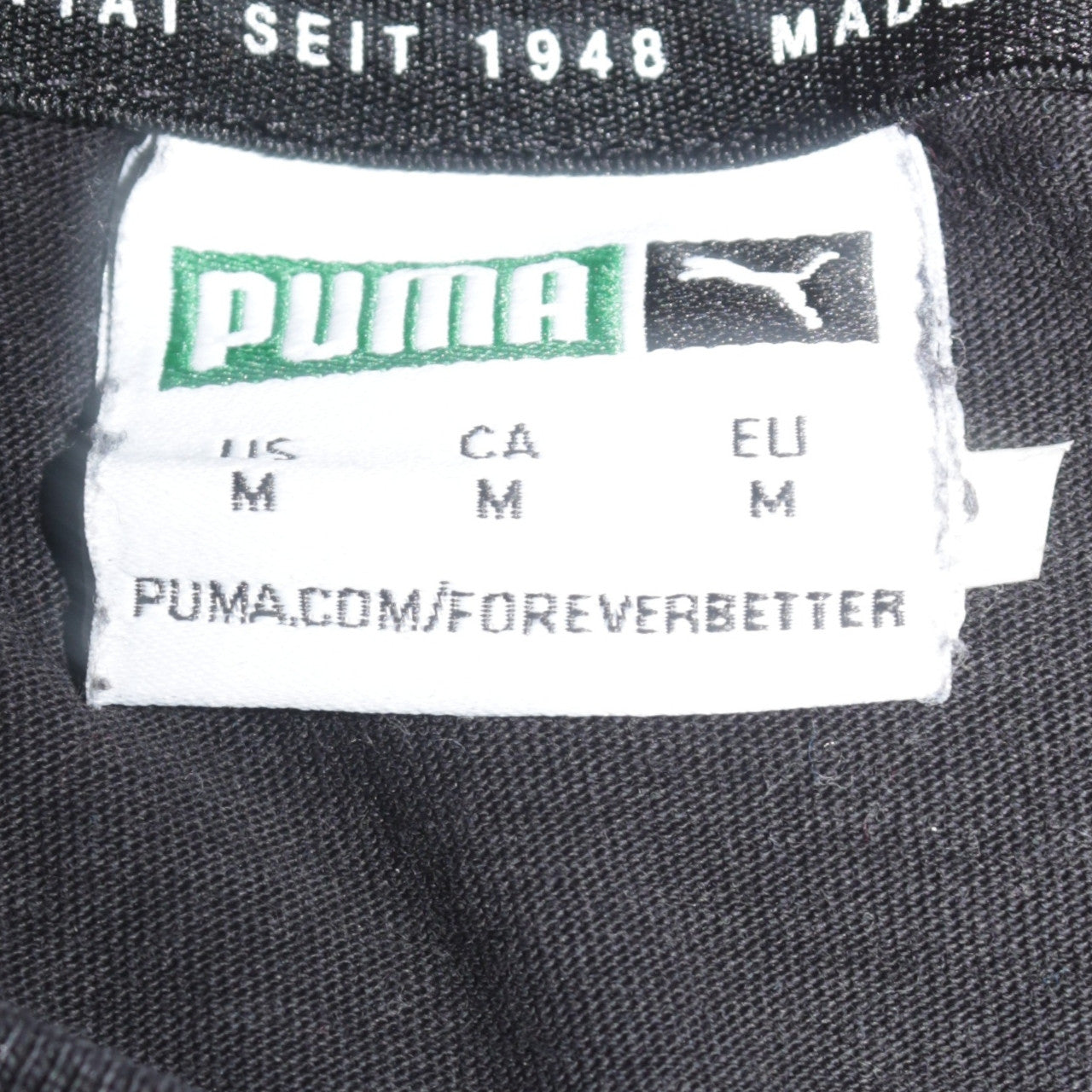 Puma Men's Black Short Sleeve Crew Neck Sports T-Shirt M