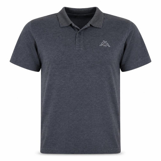 Kappa Men's Grey Polo Shirt XL Regular Fit Short Sleeve Casual Top