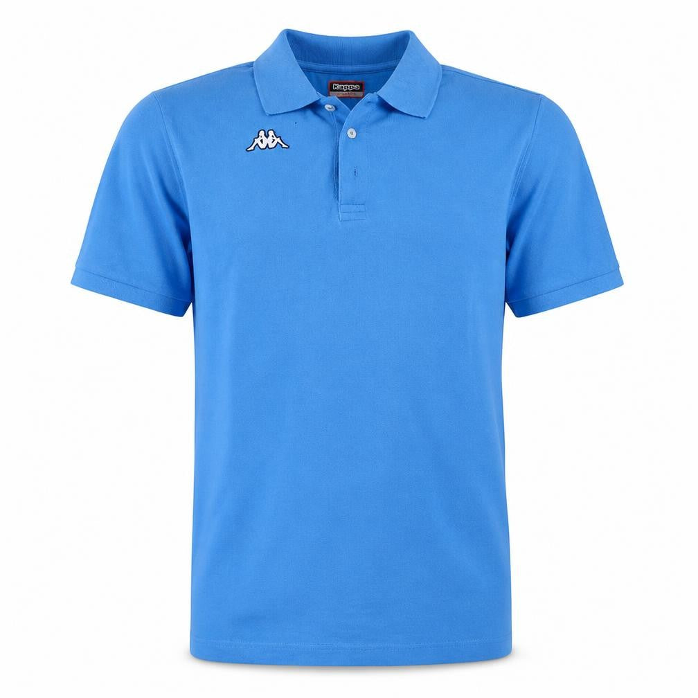 Kappa Men's Blue XL Cotton Polo Shirt Casual Lightweight