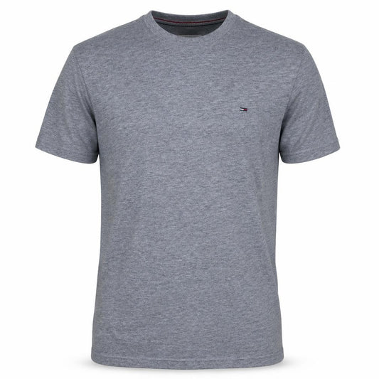 Hilfiger Denim Men's Grey Cotton Regular Fit Short Sleeve Polo S