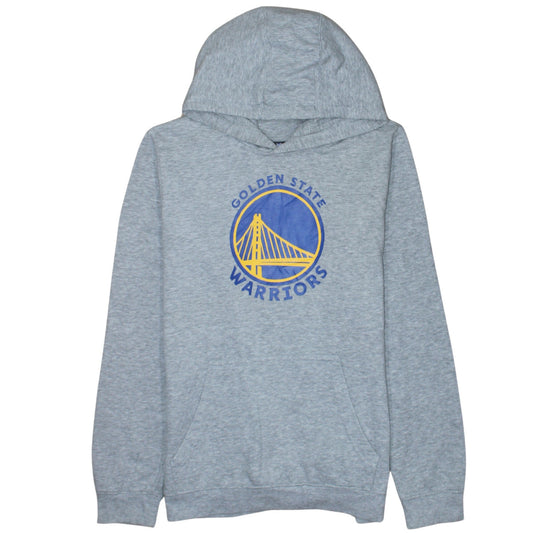 NBA Youth Boys Grey Golden State Warriors Pullover Hoodie Sweatshirt XL 18/20