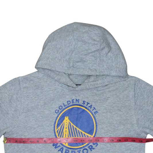 NBA Youth Boys Grey Golden State Warriors Pullover Hoodie Sweatshirt XL 18/20