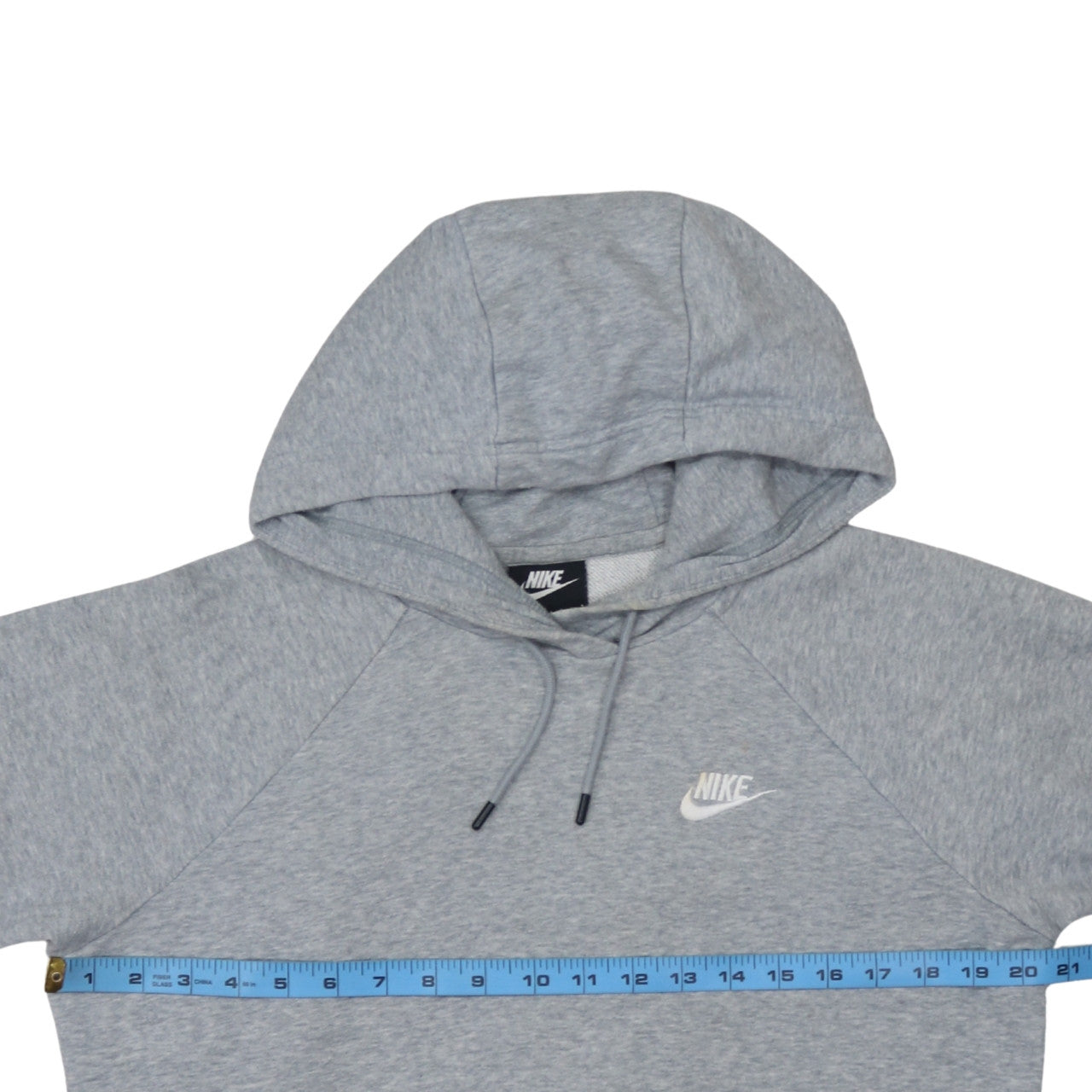Nike Women’s Grey Pullover Hoodie Small Cotton Blend Sweatshirt
