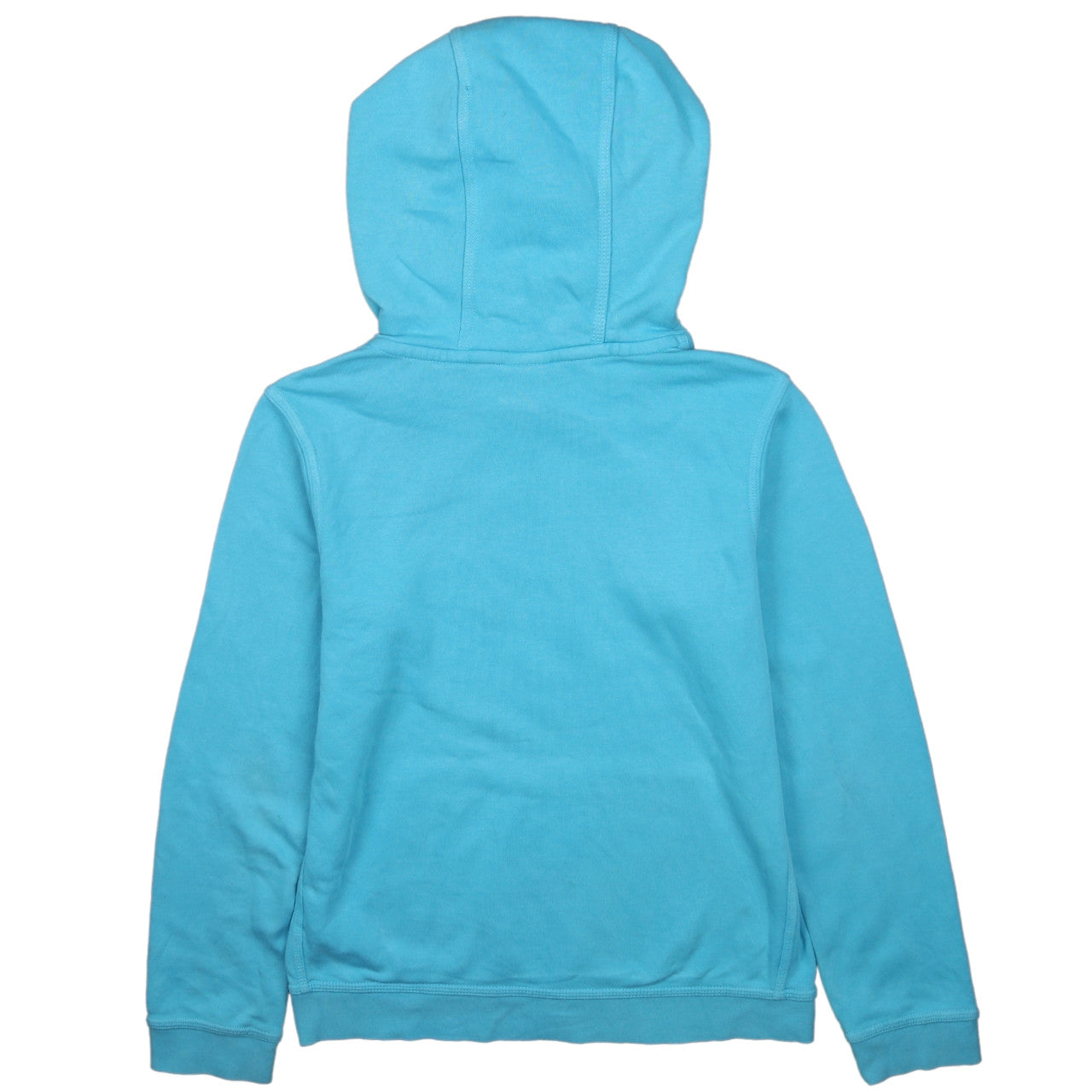 Nike Boys Blue Pullover Hoodie L Logo Print Fleece Sweatshirt