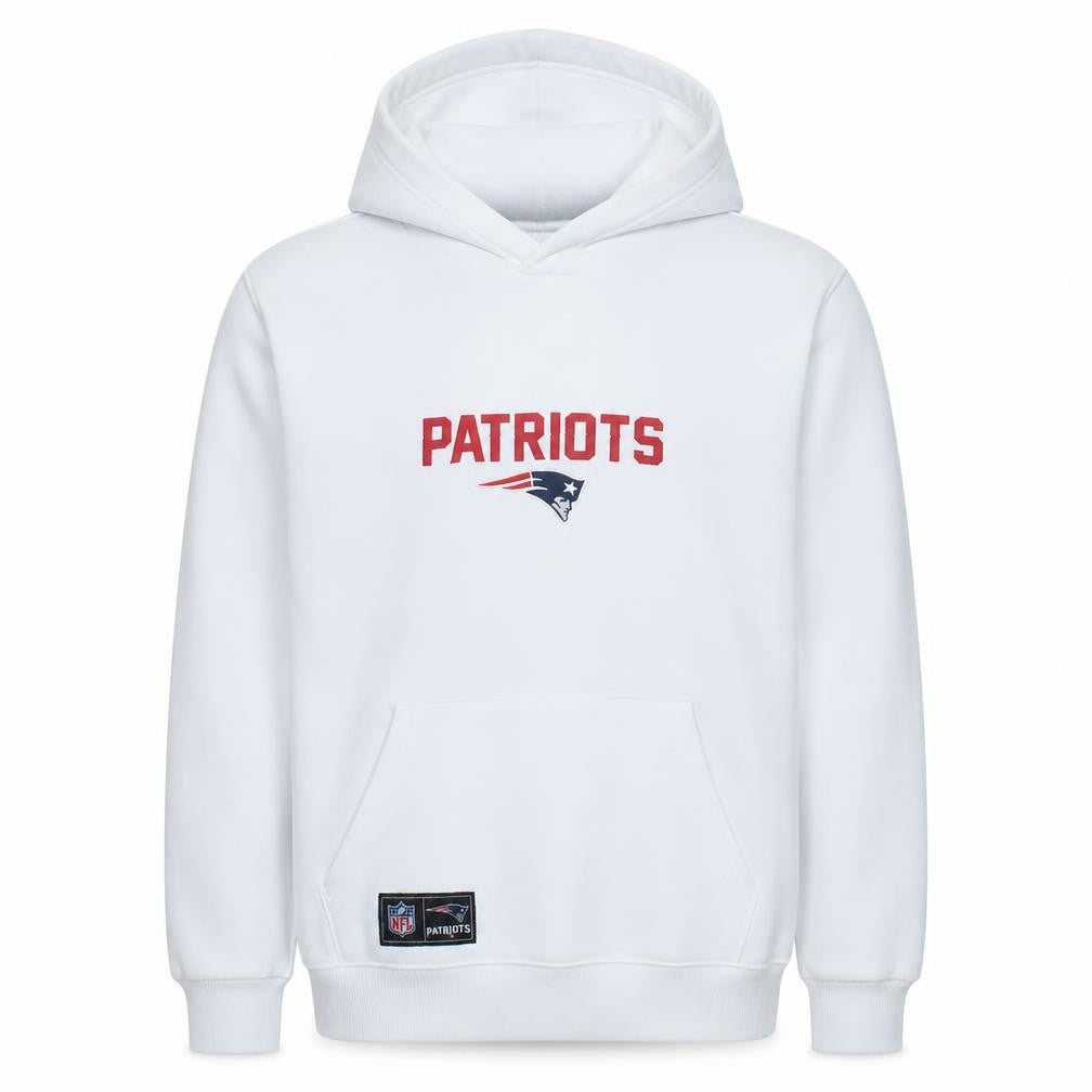 Primark Men’s White NFL Patriots Pullover Hoodie Size M