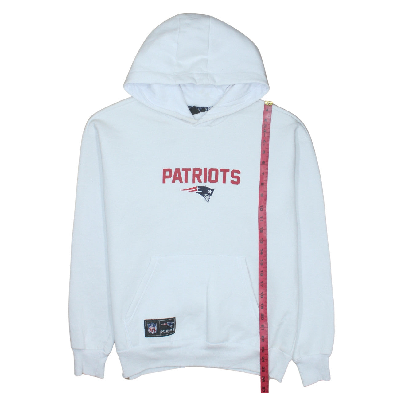 Primark Men’s White NFL Patriots Pullover Hoodie Size M