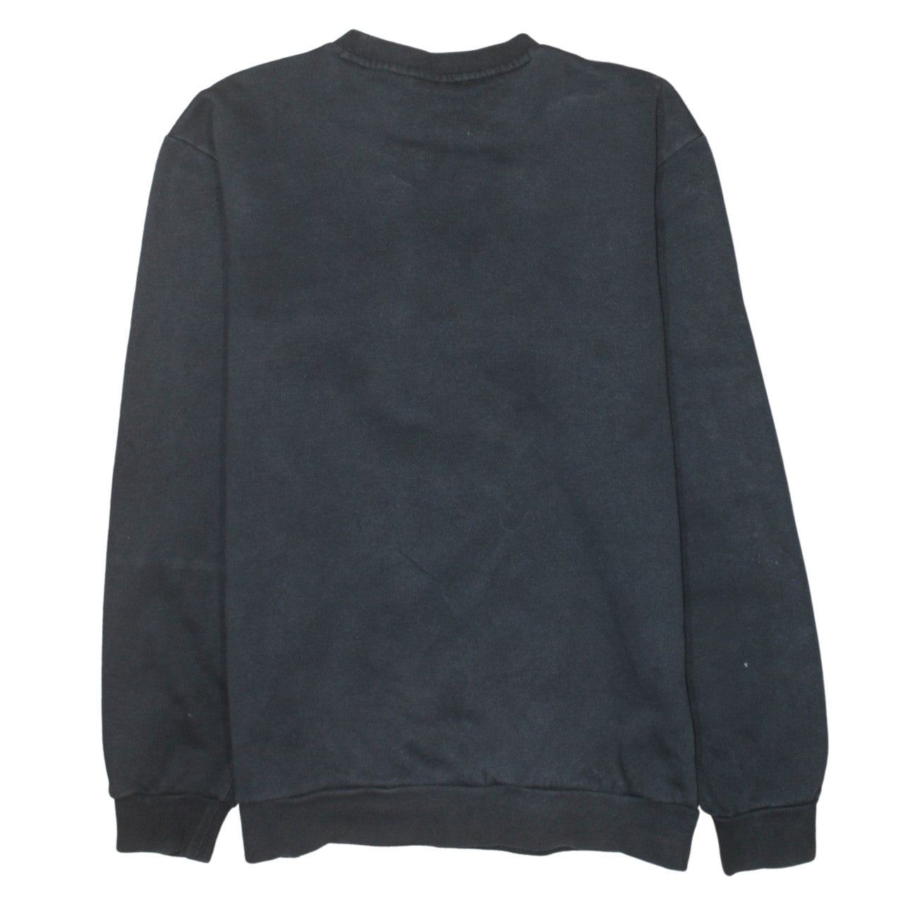 adidas Men Black Small Pullover Logo Crew Neck Sweatshirt