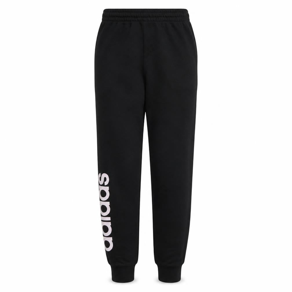 adidas Women's Black XS Logo Sweatpants Cotton Blend