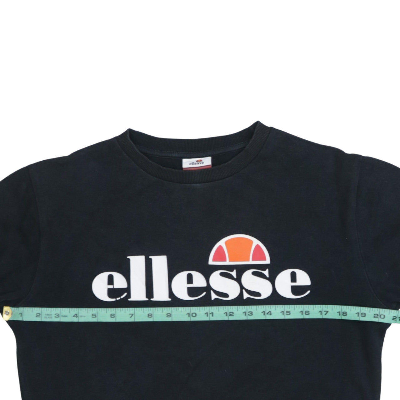 Ellesse Womens Black UK 8 Pullover Crew Neck Sweatshirt