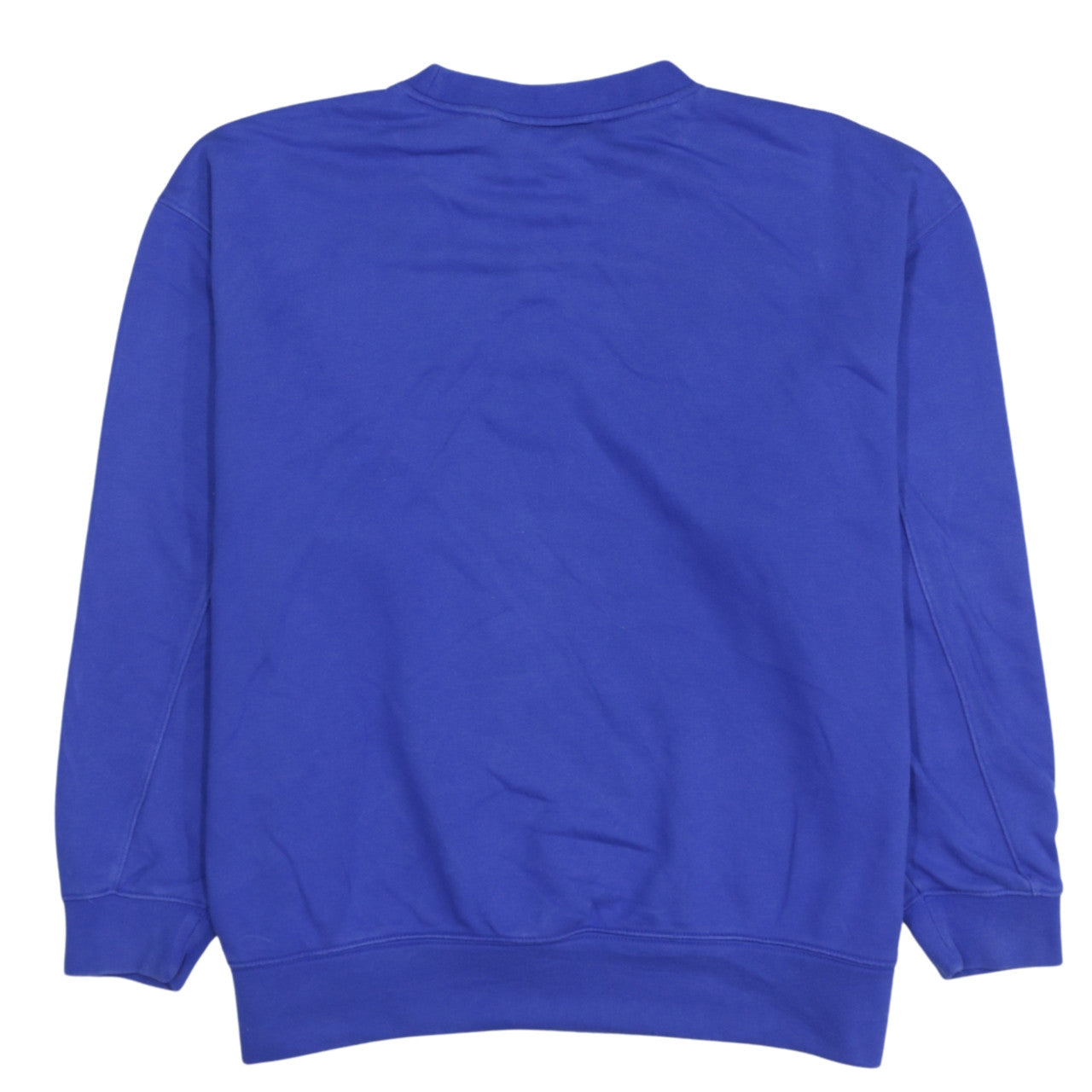 Adidas Womens Blue Crew Neck Long Sleeve Sweatshirt Size 8