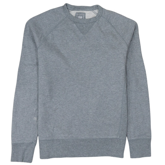 GAP Men's Grey Crew Neck Pullover Sweatshirt Size S