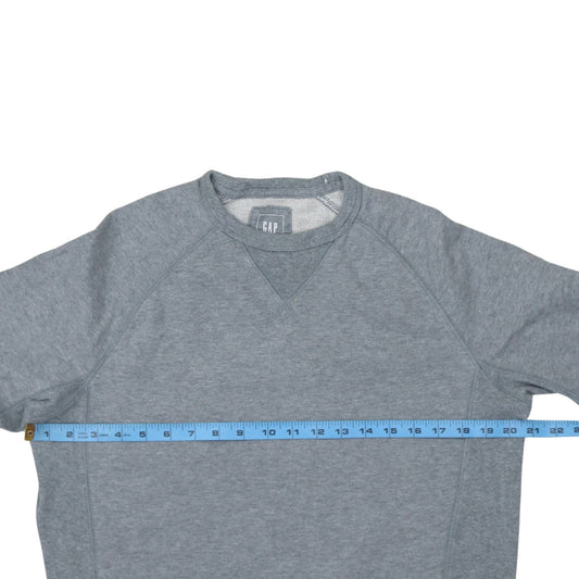 GAP Men's Grey Crew Neck Pullover Sweatshirt Size S
