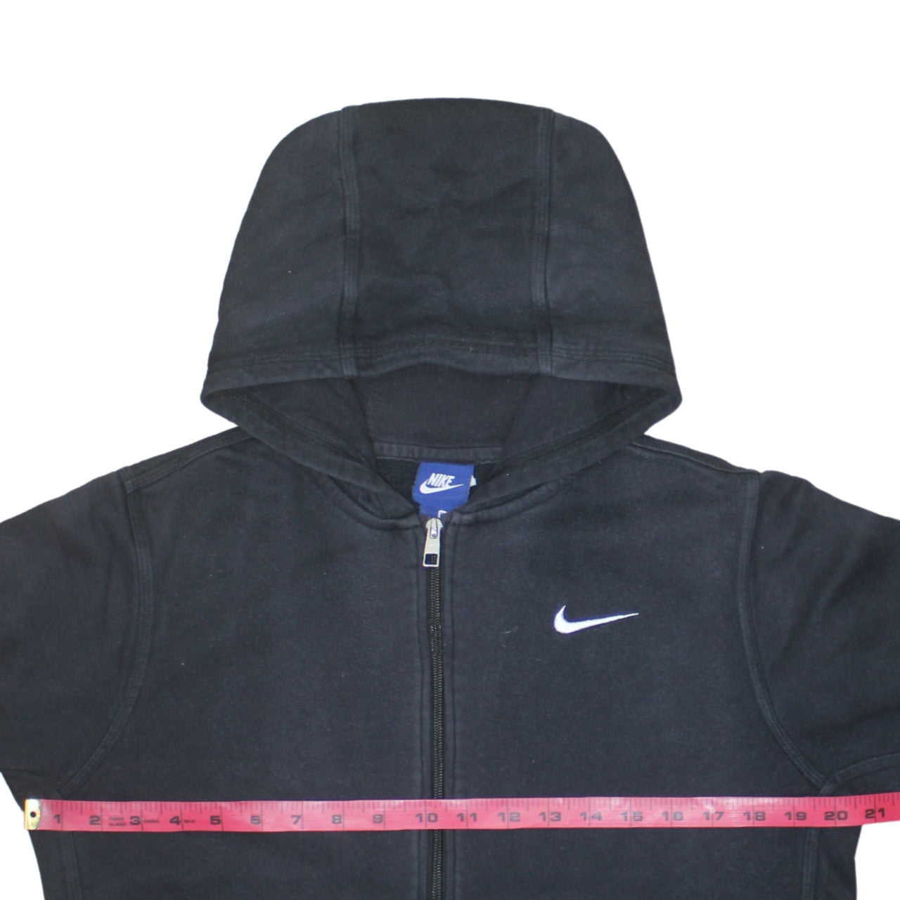 Nike Boys Black XL Full Zip Hoodie Fleece Sweatshirt 13-15 Years