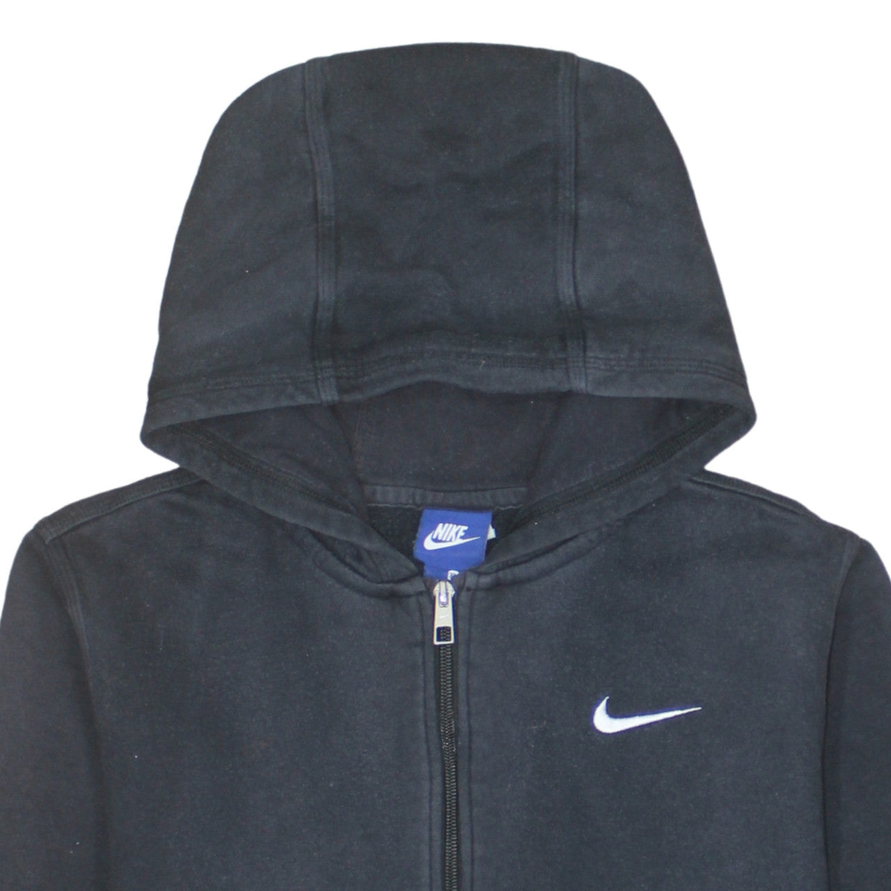 Nike Boys Black XL Full Zip Hoodie Fleece Sweatshirt 13-15 Years