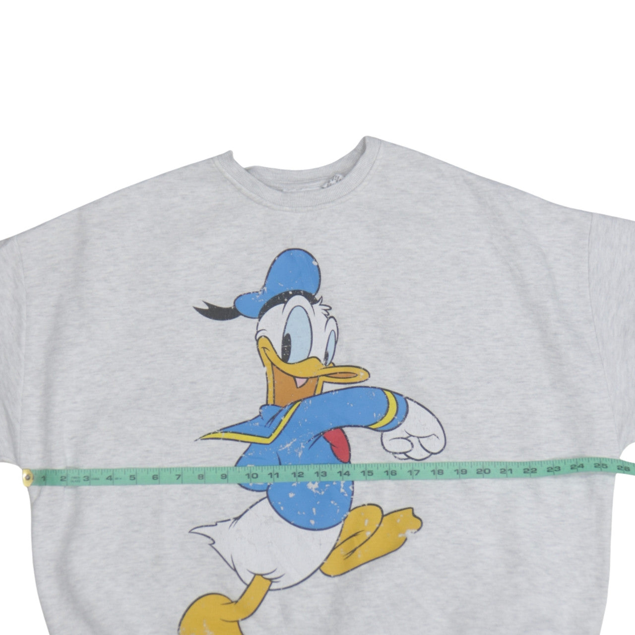 Disney Mickey & Friends Women's Grey Donald Duck Sweatshirt Size M 12/14