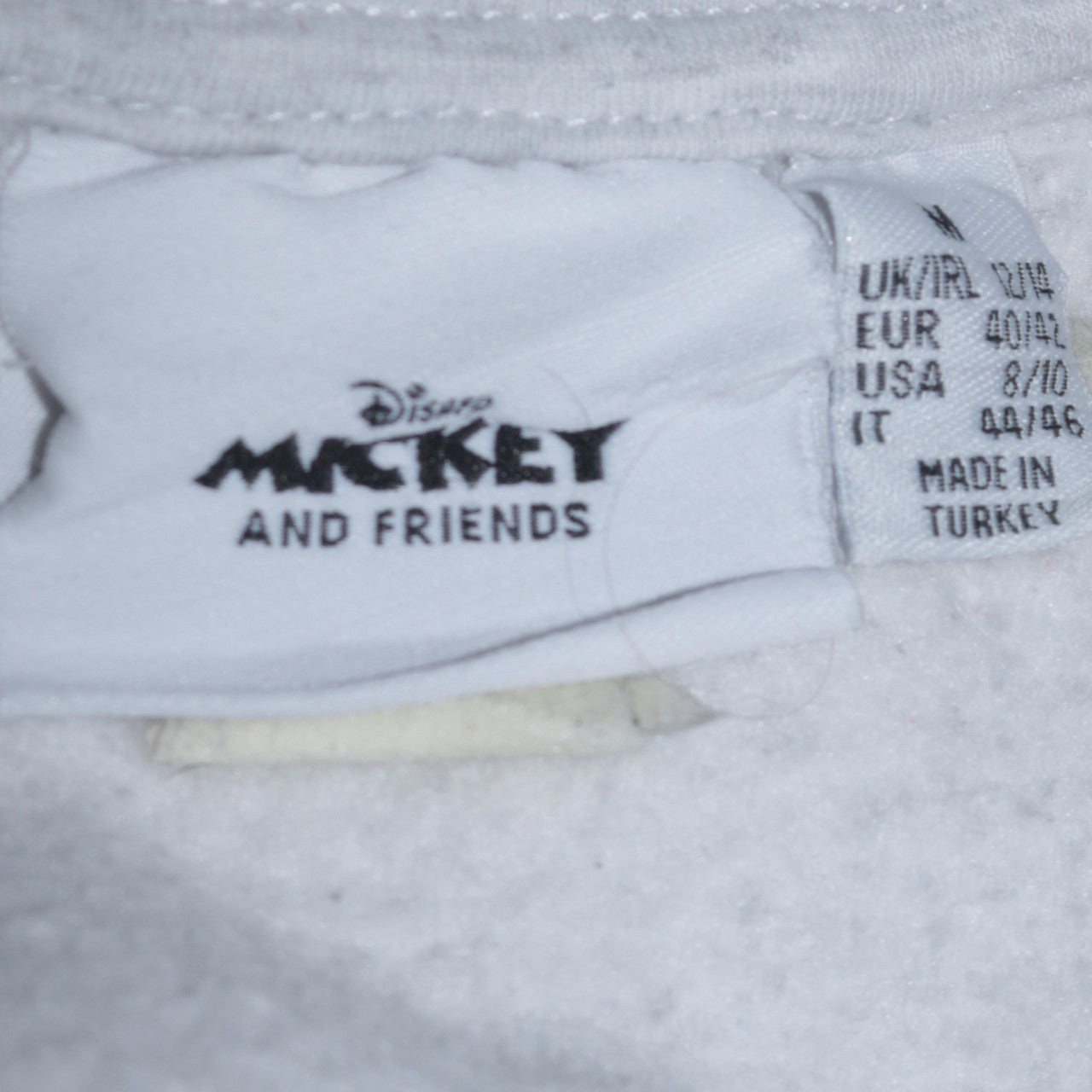 Disney Mickey & Friends Women's Grey Donald Duck Sweatshirt Size M 12/14