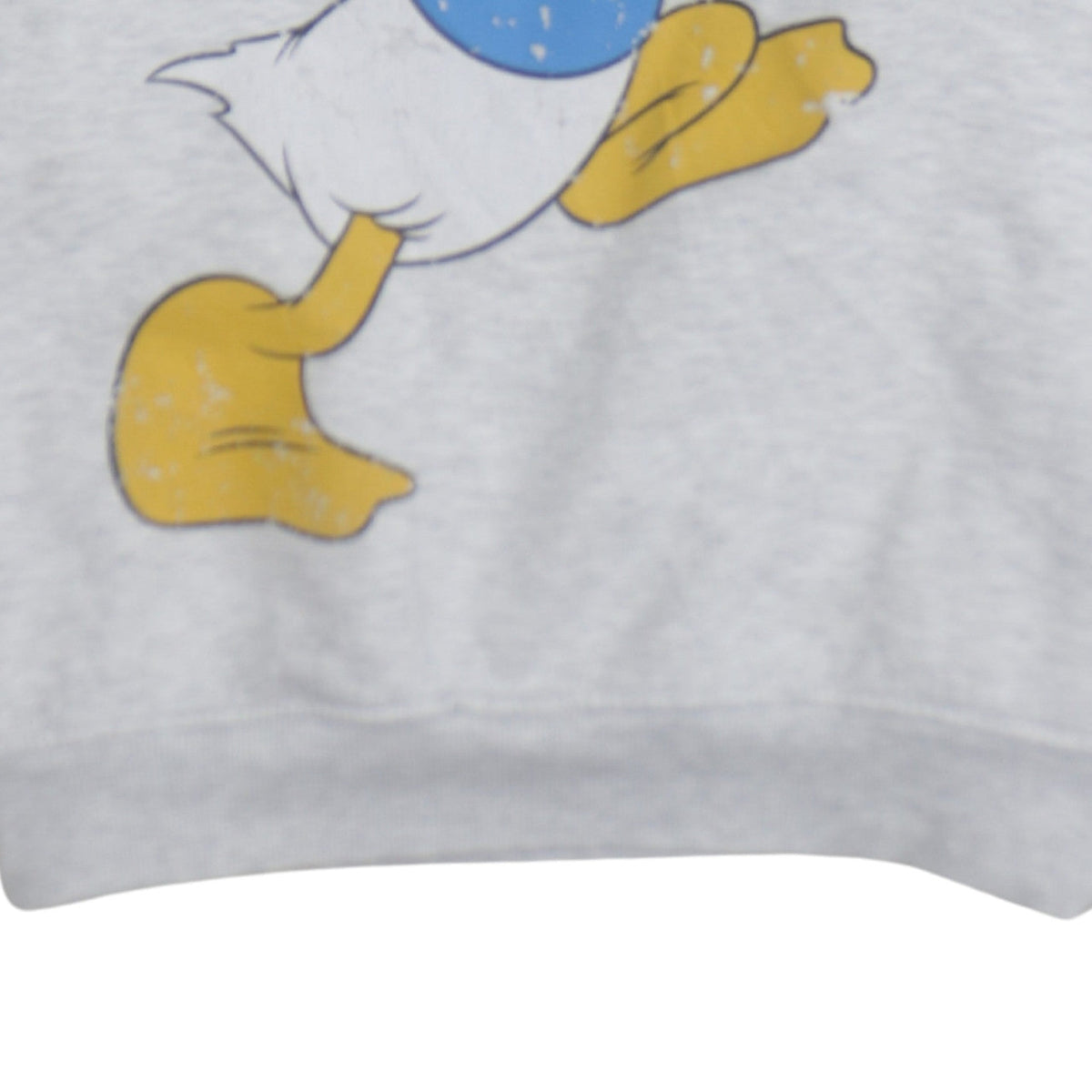 Disney Mickey & Friends Women's Grey Donald Duck Sweatshirt Size M 12/14