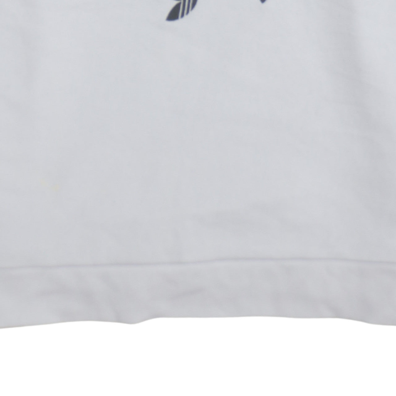 Adidas Womens White Crew Neck Pullover Sweatshirt Size 10 Cotton Blend